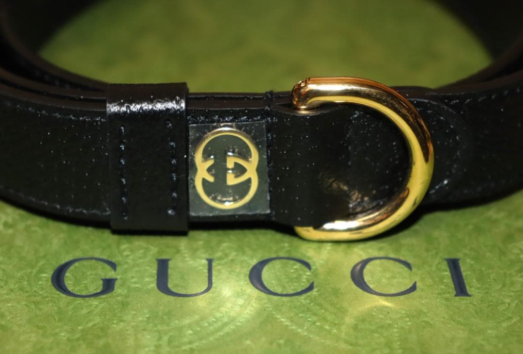 新品　GUCCI インターロッキングG ドッグリード