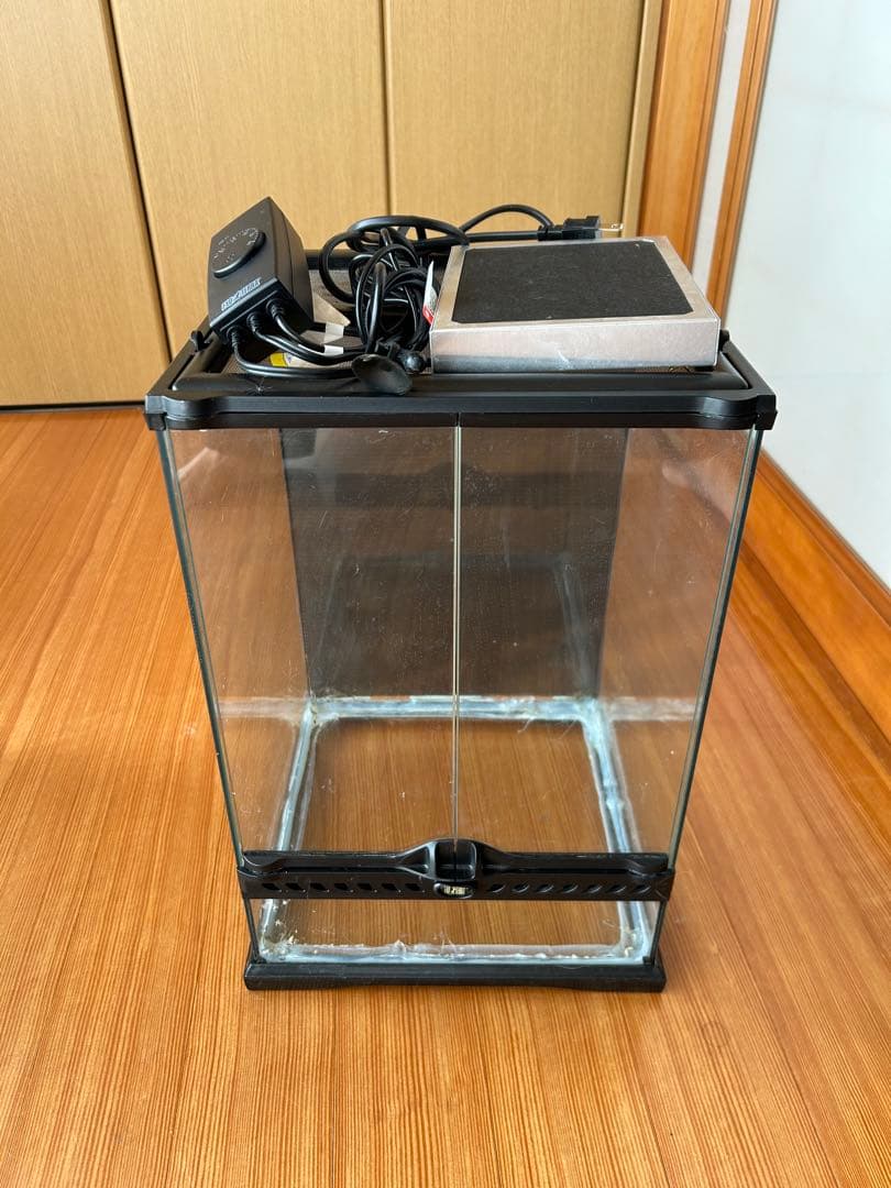 【最終値下げ、送料込み】グラステラリウム3045 暖突s サーモスタット付き