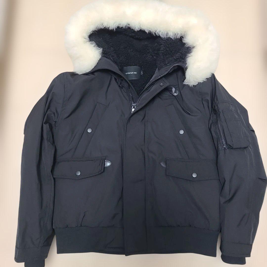最終値下げ↓COACH　コーチ　ファー付きジャケット　M