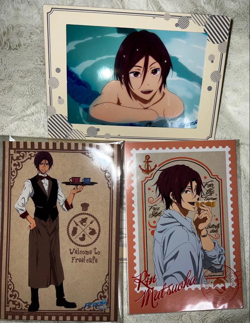 Free！三菱UFJ銀行　ポストカード 松岡凛　ポスカセット