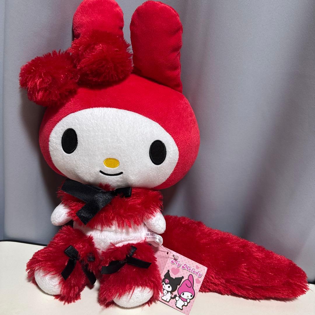 希少♡2012 マイメロディ　2L しっぽBIG リボンぬいぐるみ　タグ付