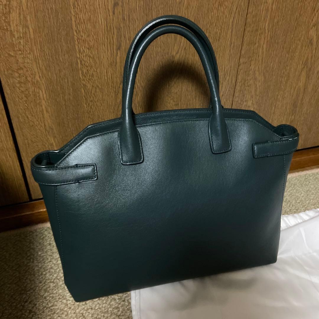 FURLA ダークグリーン ショルダーバッグ