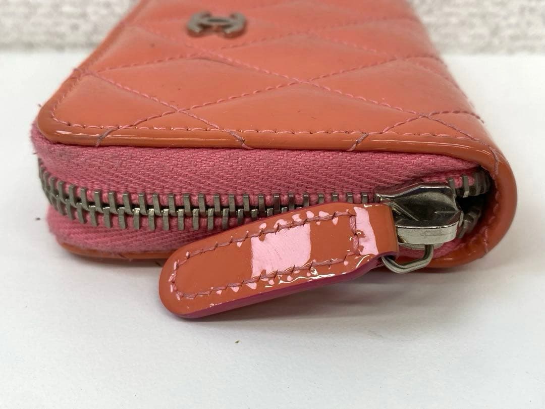 CHANEL シャネル ケース ピンク 財布 サイフ 小銭入れ