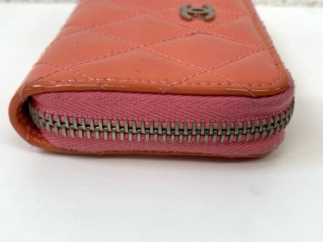 CHANEL シャネル ケース ピンク 財布 サイフ 小銭入れ