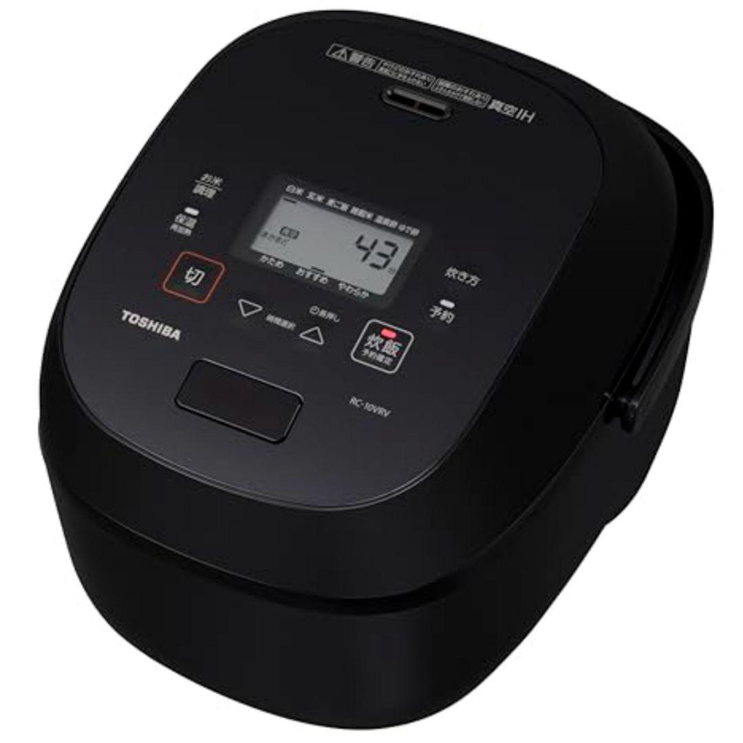 東芝 炊飯器 5.5合炊き 真空IH グランブラック 銅かまど丸釜