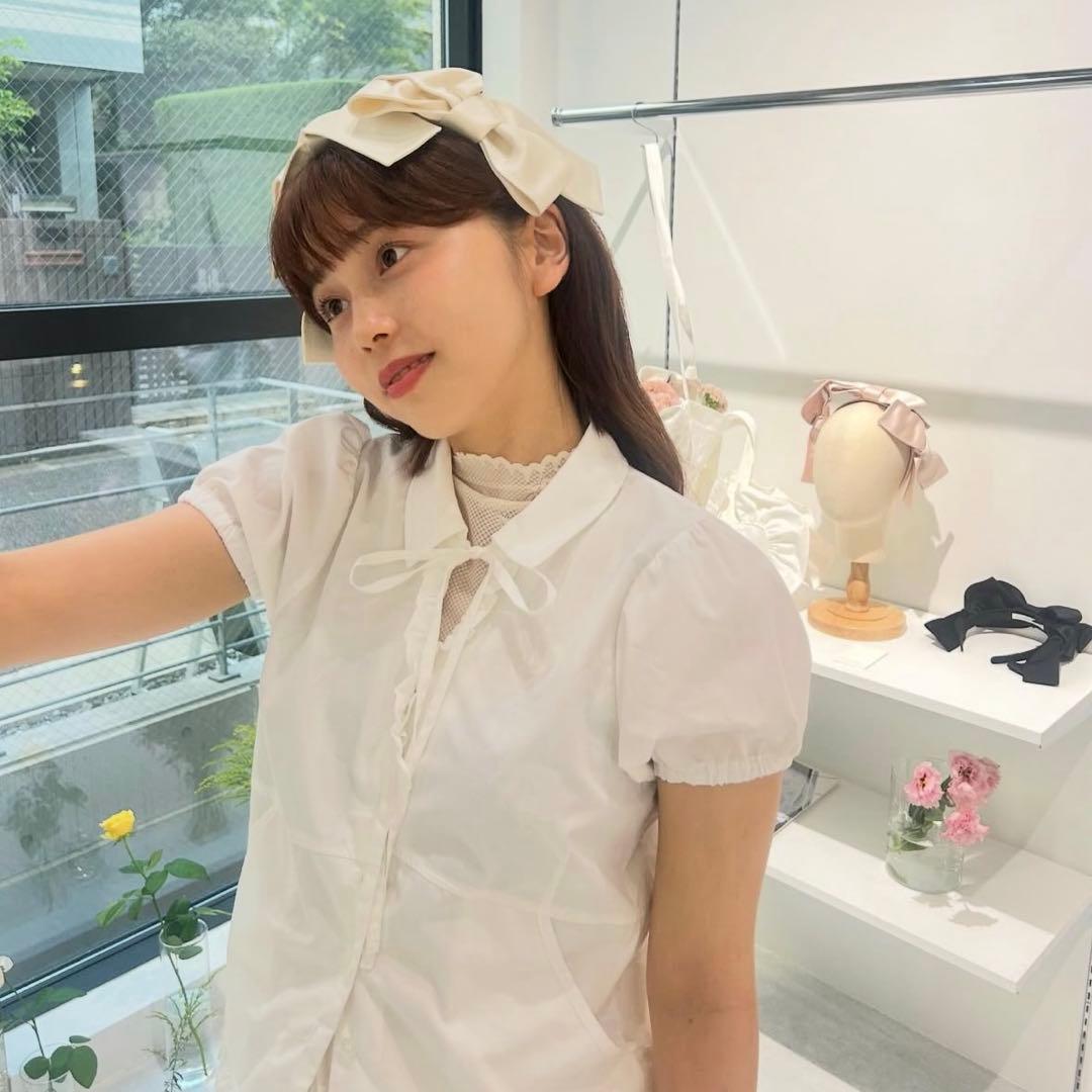 Kanako Tamura サテンリボンカチューシャ