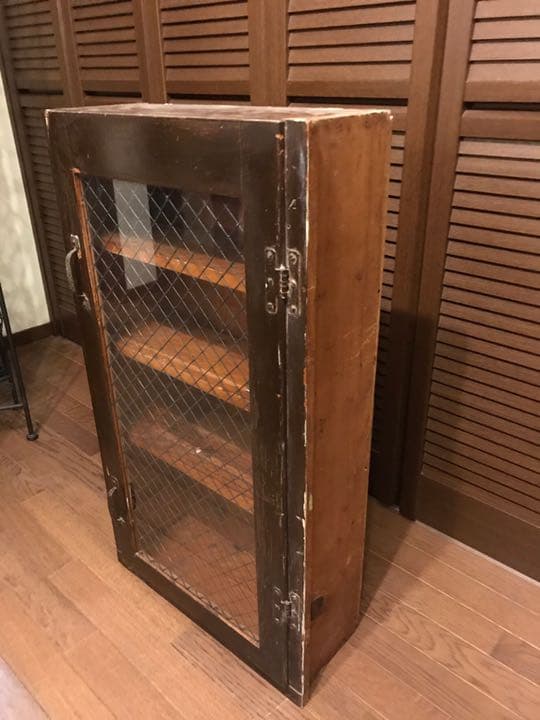 昭和レトロ 古道具 昔の 飾り棚 吊り戸棚