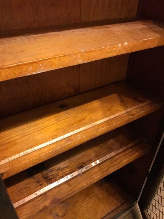 昭和レトロ 古道具 昔の 飾り棚 吊り戸棚