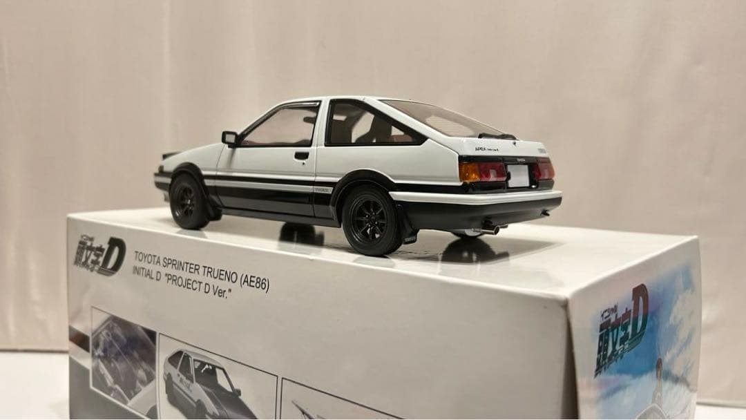 Autoart 1/18 AE86『頭文字D』 プロジェクトD ver.