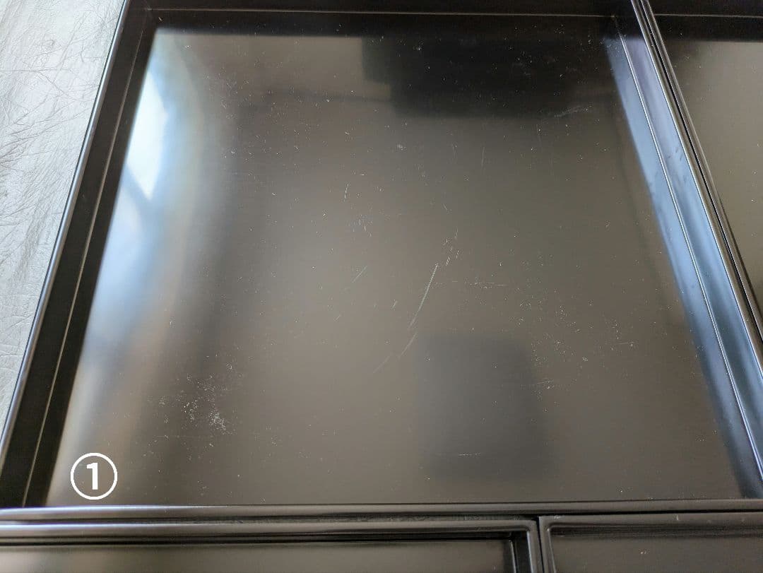 懐石道具 懐石膳 四方盆 10客 正角膳 紙箱入り　五客二箱