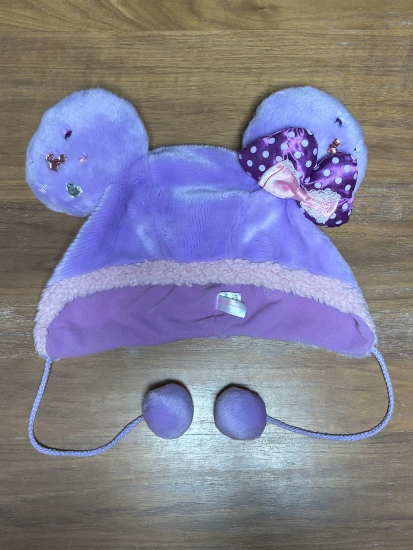 yzzz　東京ディズニーリゾート ピンク 紫 ミニー ファンキャップ