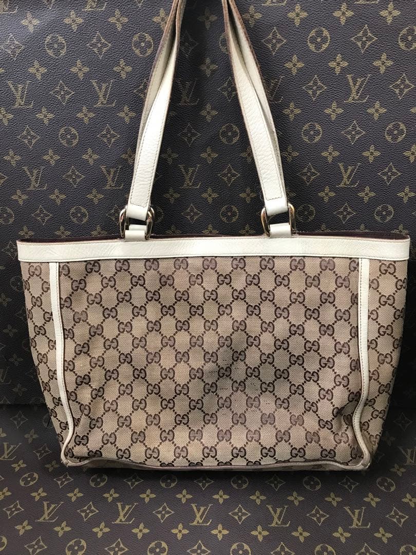 人気商品、GUCCI、146247、アビーラインwポケットGG柄トートショルダー