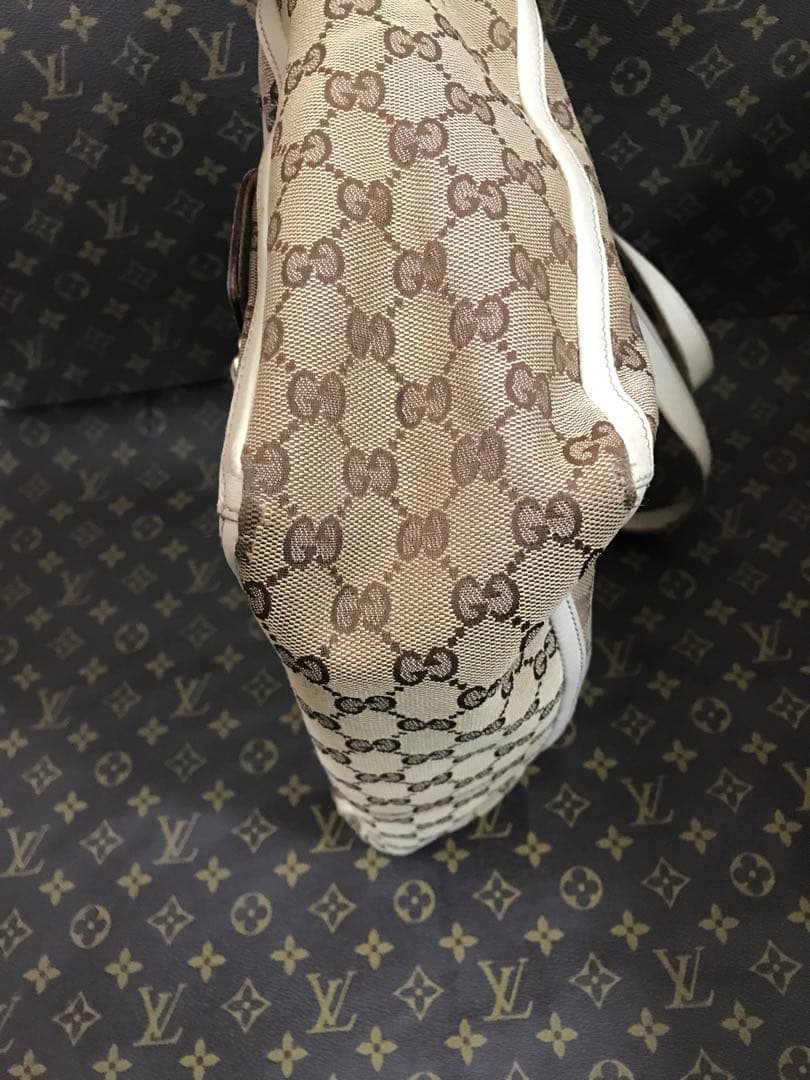 人気商品、GUCCI、146247、アビーラインwポケットGG柄トートショルダー