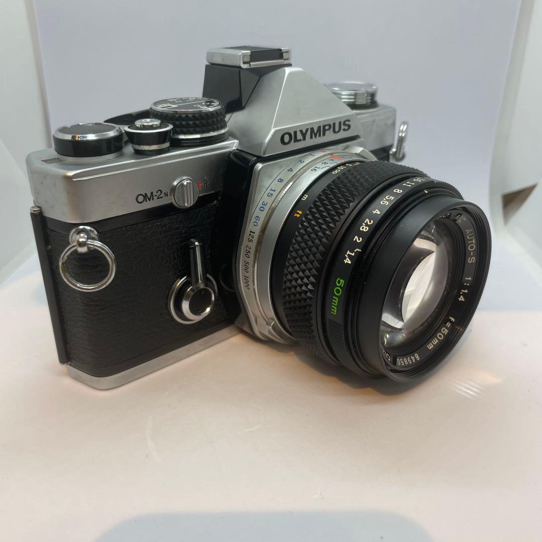 【動作品】 ケース付 Olympus OM-2 N 50mm f1.4