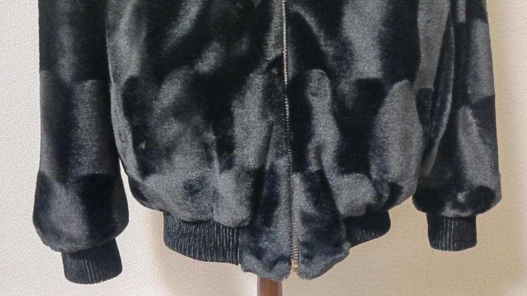 イタリア製 ミンク ＆ カシミヤ混 ファーコート 毛皮 厚手 防寒 メンズ M