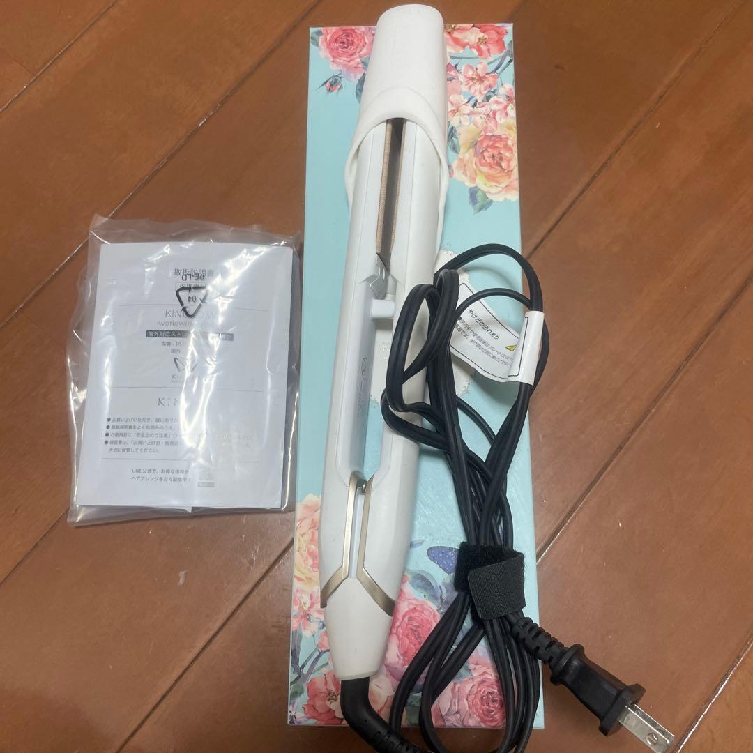 KINUJO DS100 ストレートヘアアイロン　取り扱い説明書付き