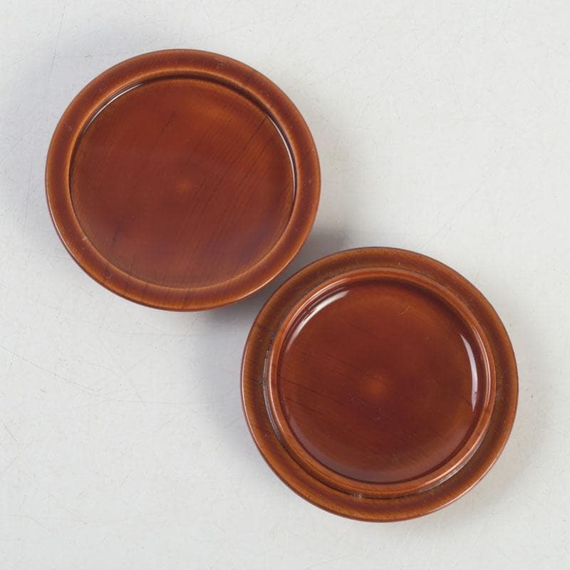 茶道具　飛騨春慶塗　一位細工　古渓堂　香合　箱付　V　9677