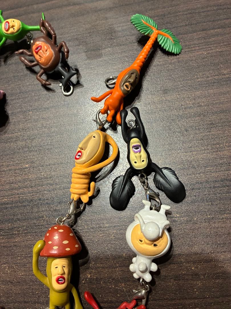 18点　初期 こびとづかん　つながるマスコット　チャーム　キーホルダー　セット