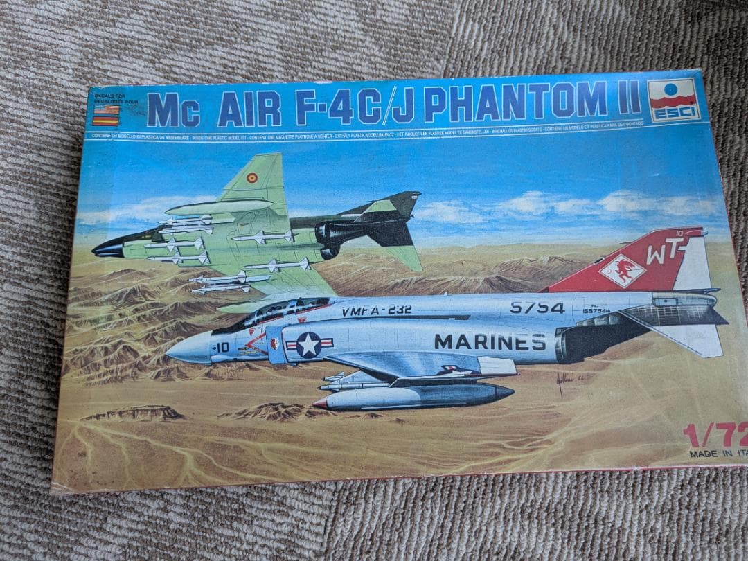 帳レア　プラモデル 1/72 ファントムⅡ　シリーズ3個セット