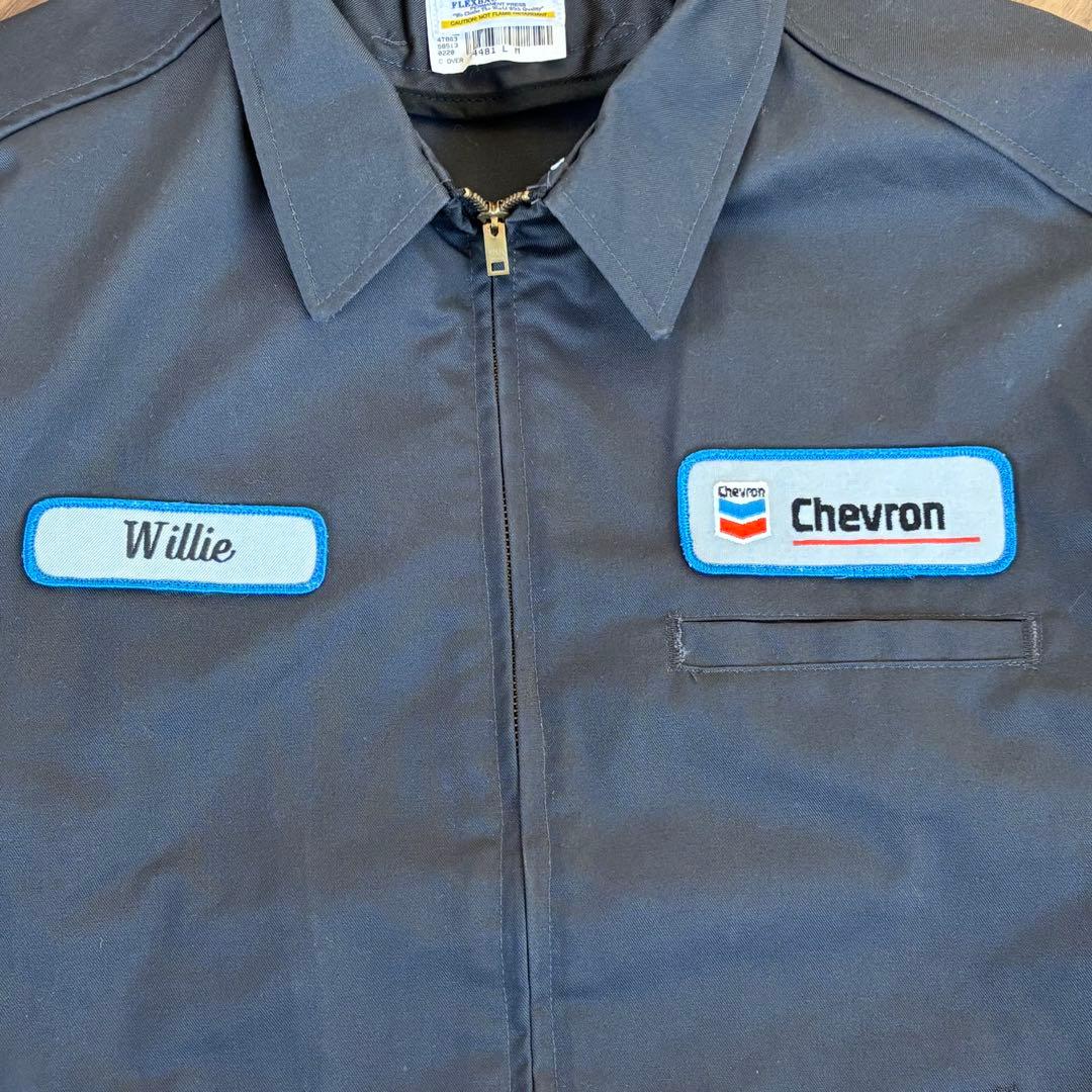 デッドストック CHEVRON ジャケット L USA製 シェブロン ビンテージ