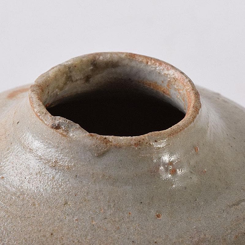 いいもの　朝鮮美術　李朝　白磁　茶器　茶入　時代箱　V　7756