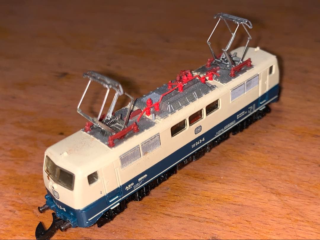 märklin mini-club Zゲージ 電気機関車と客車2両セット