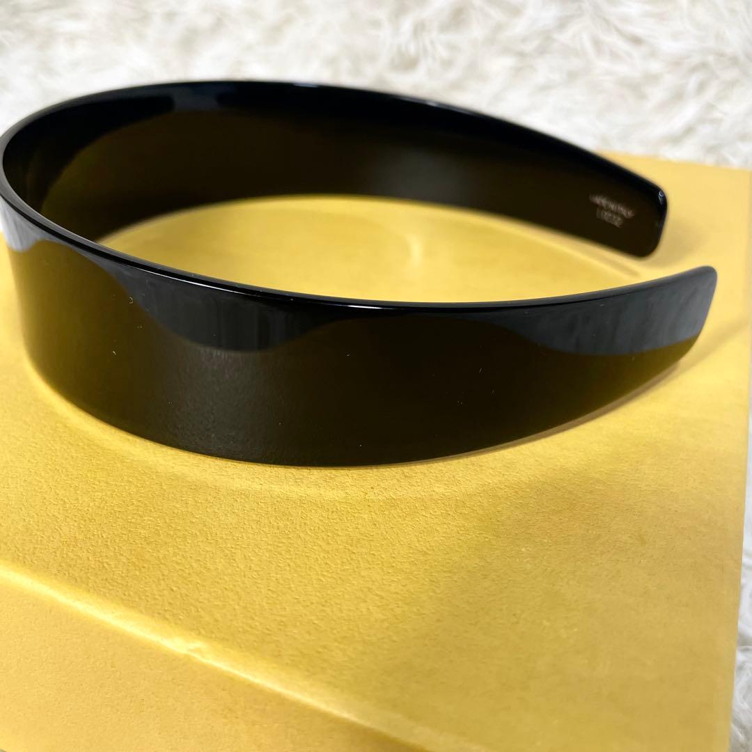 新品同様　CELINE セリーヌ　カチューシャ　ブラック　黒