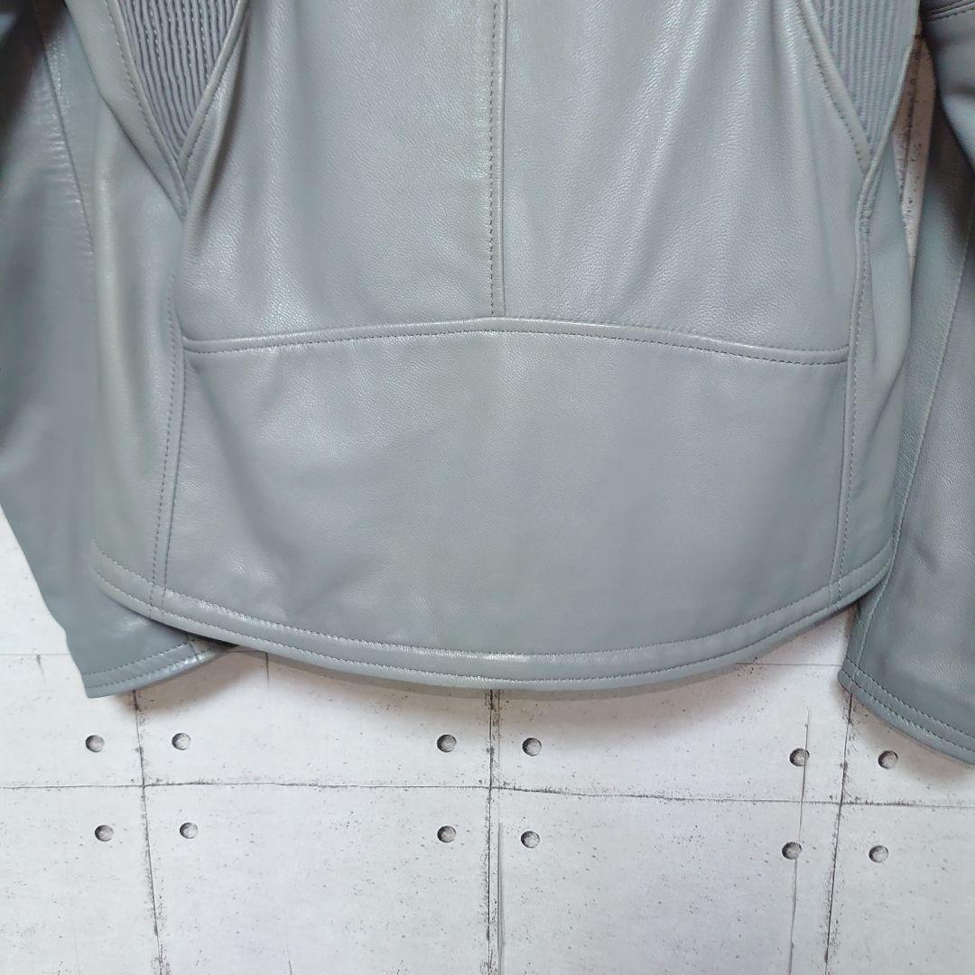 KADOYA カドヤ レザー シングルライダース FENNEL グレー