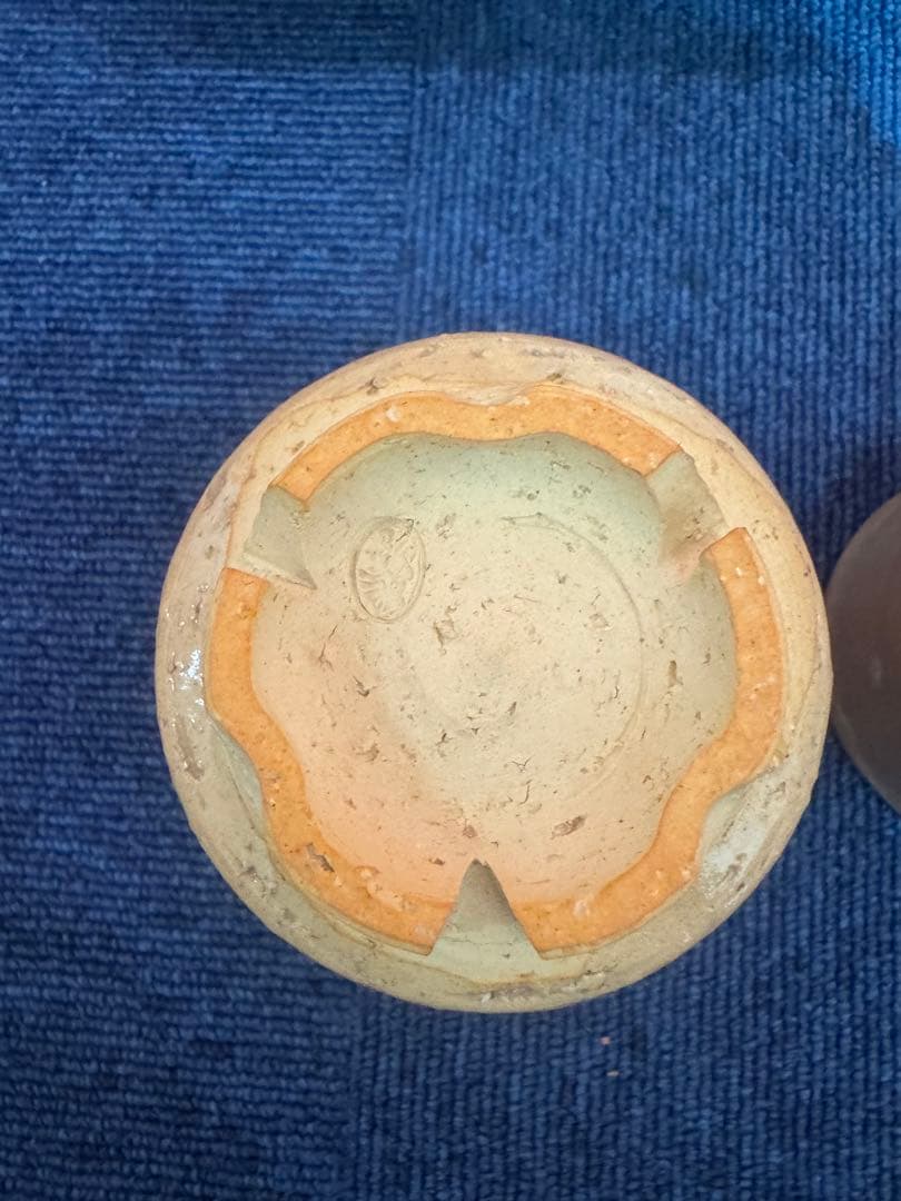 1876  十二世 坂高麗左衛門 萩焼　夫婦湯呑