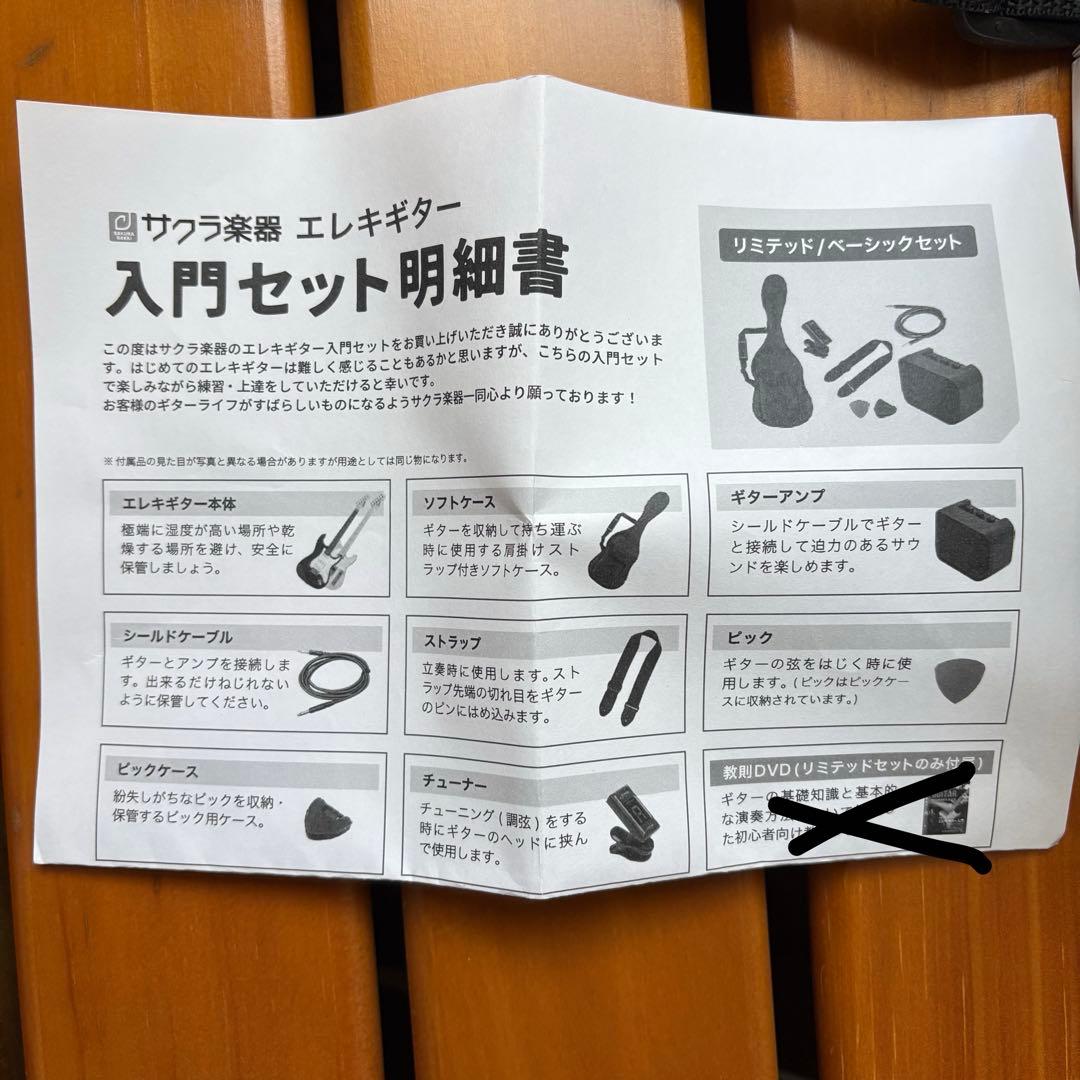 【ほぼ未使用品】SELDER セルダー エレキギター 初心者入門セット