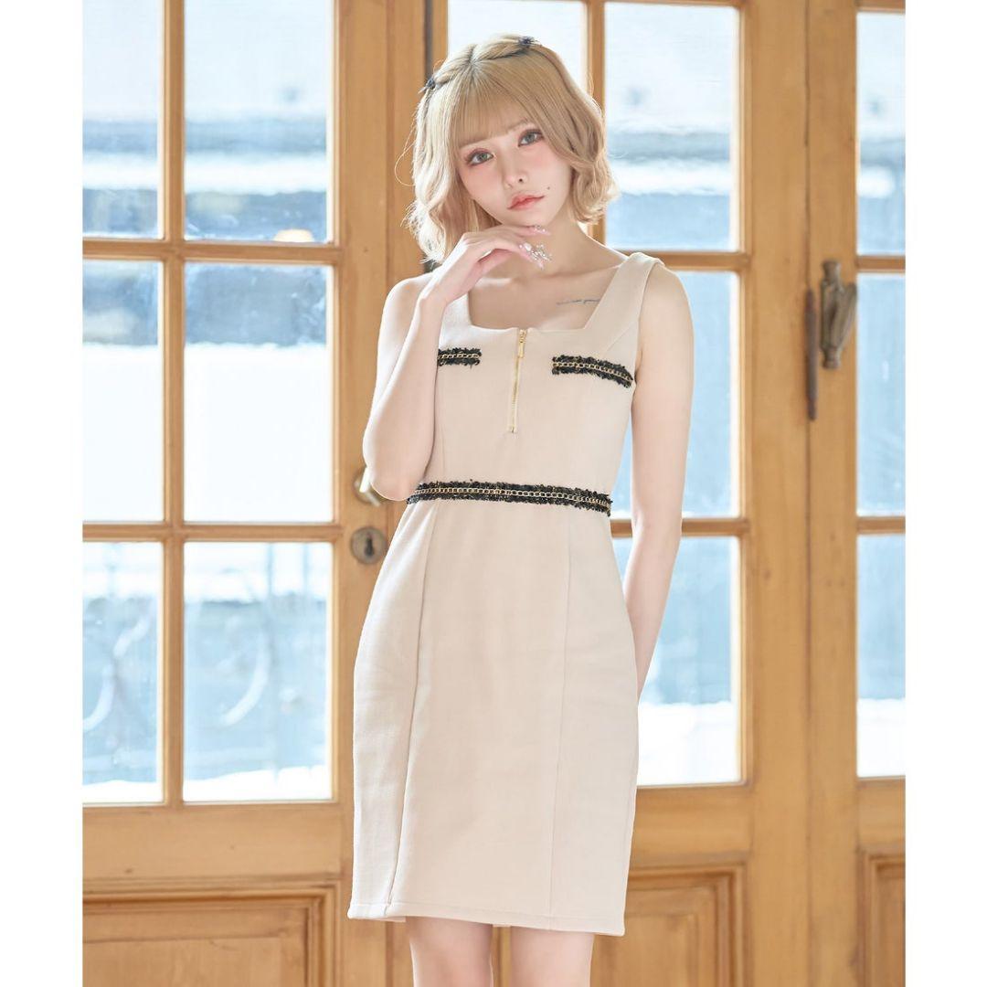 3点専用クリスマスセールタグ付き新品ベージュ スリムフィット ナイトドレスxL