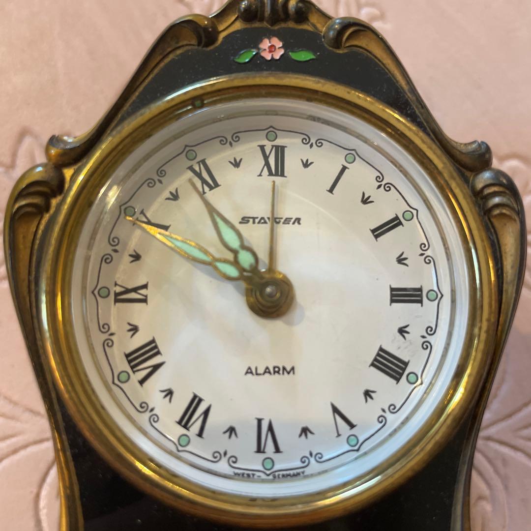 STAYER アラームクロック フラワーモチーフ