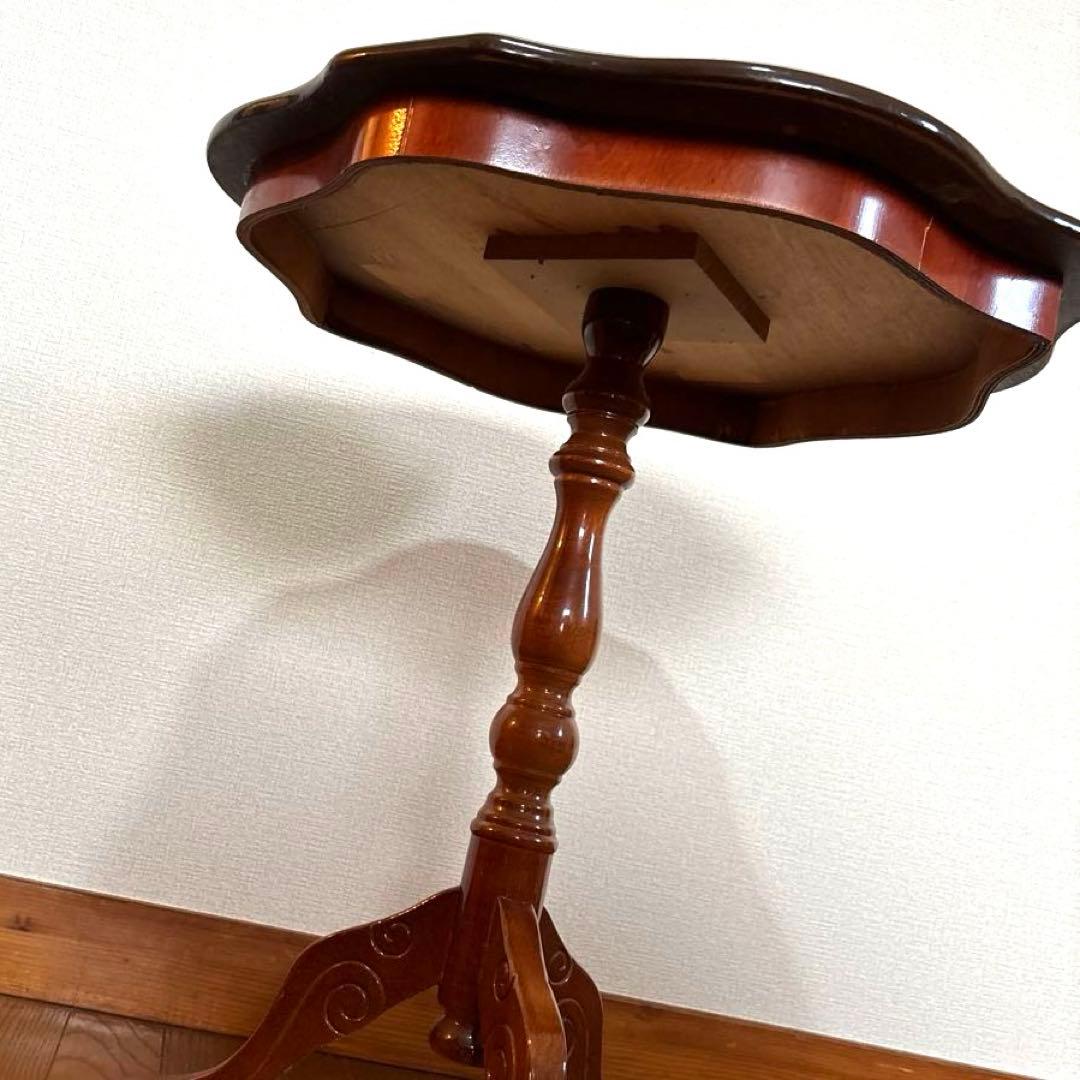 【美品】イタリア製 サイドテーブル 象嵌細工