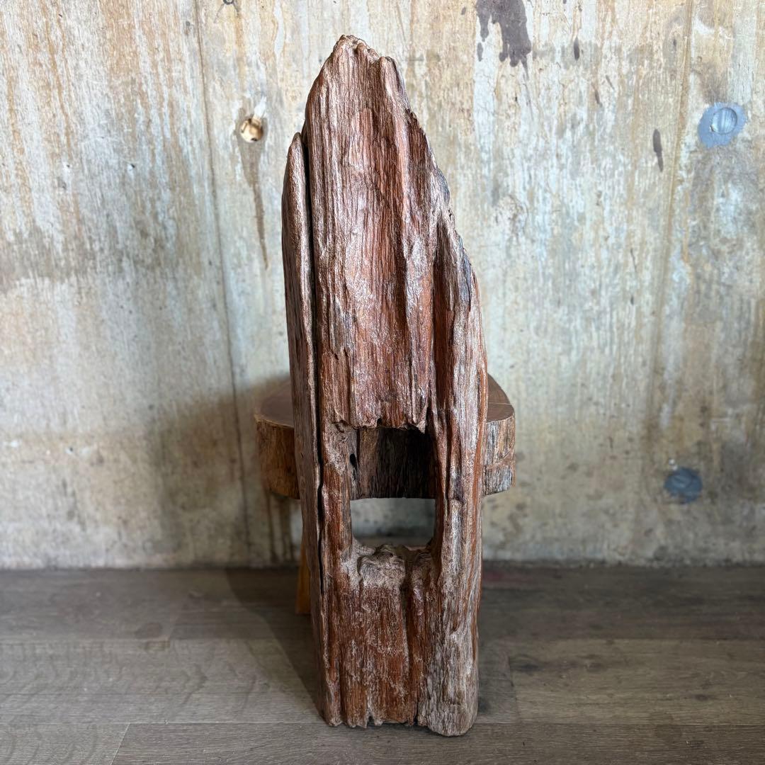 天然木　切り株 丸太 無垢材チェア　ヴィンテージ
