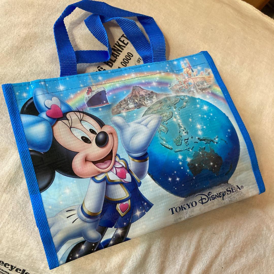 ショッピングバッグ　ディズニー　ランド　シー　ミッキー　ミニー　20x26x8