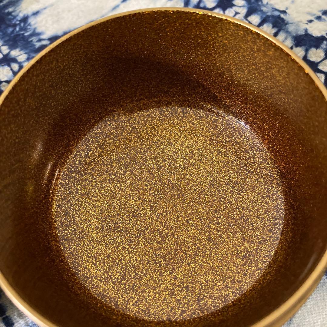 飯田光秋　梅蒔絵平棗　茶道具