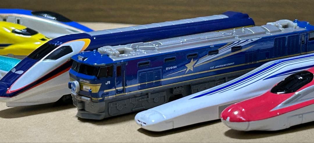 ロングトミカ 新幹線など 鉄道系８種セット