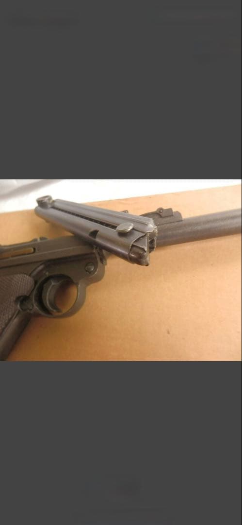 ルガーP-０８　12インチカービン　金属製黒色モデルガン　MGC