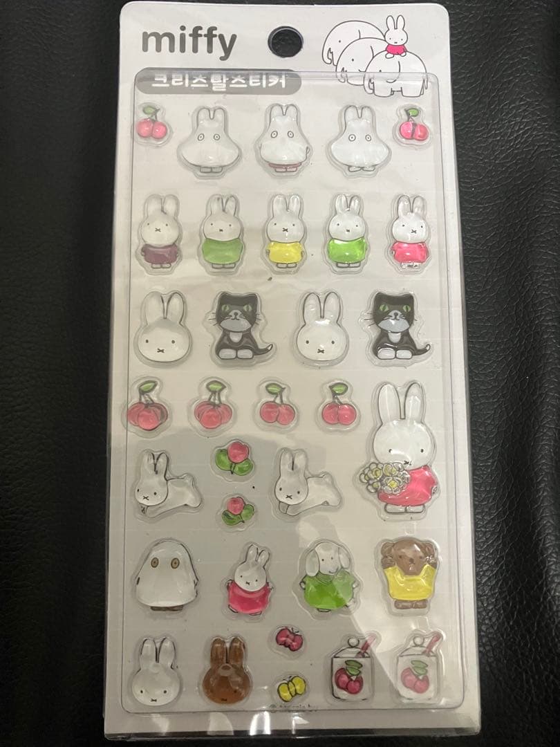 ミッフィー　ボンドロシール　、サンリオ ボンボンドロップシール各 4種類セット