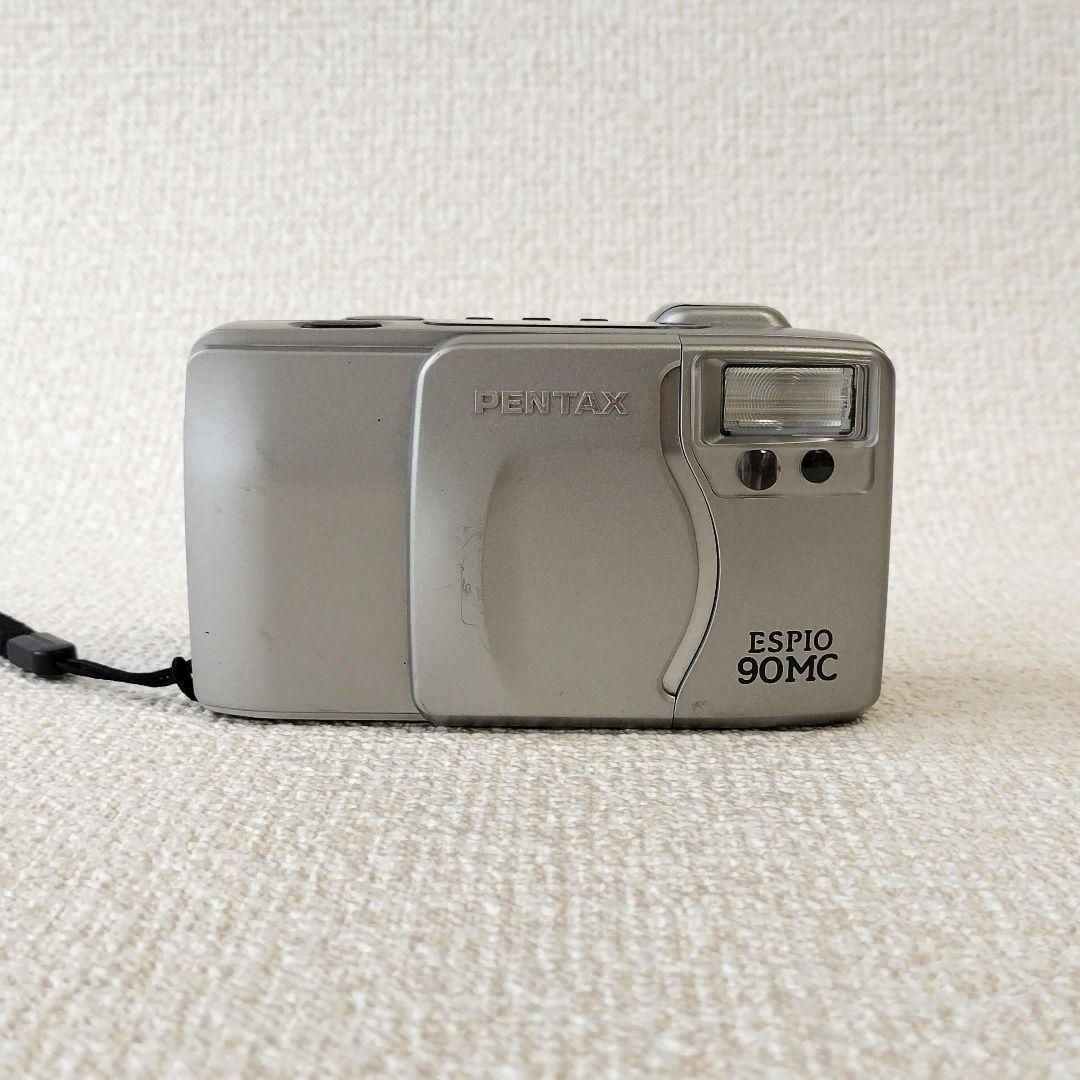 動作確認済 ペンタックス ESPIO 90MC 付属品付 フィルムカメラ電池付き