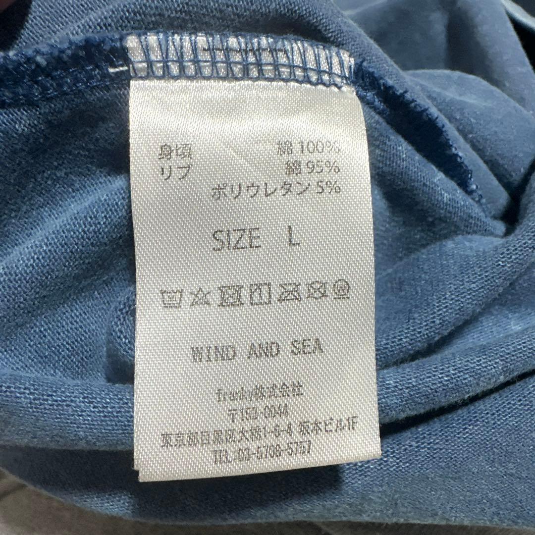 トップス WIND AND SEA SEA (CRACK-P-DYE) S/S TEE L