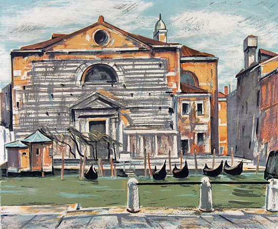 荻須高徳【サンマルクオーラ】リトグラフ