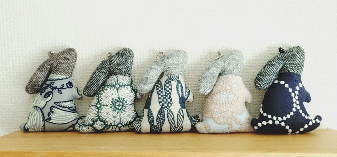 myumyu**　ミナペルホネン❁Babyうさぎチャーム　10点①