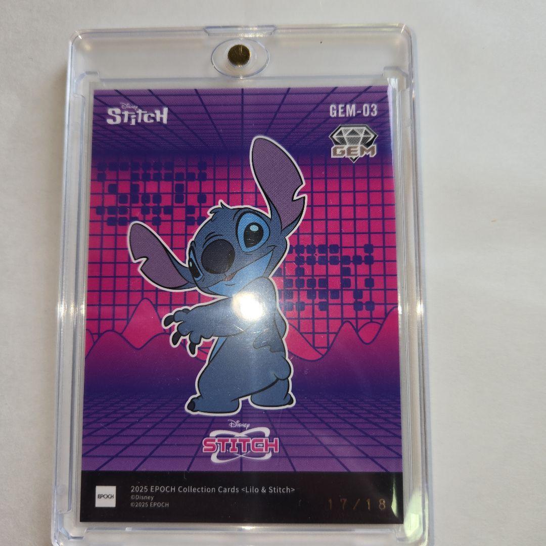 リロ&スティッチ カード GEM激レアディズニー