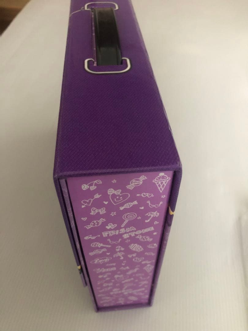 プリズムストーントランク　 クリアケース カード【クラウン】 ストーン124個