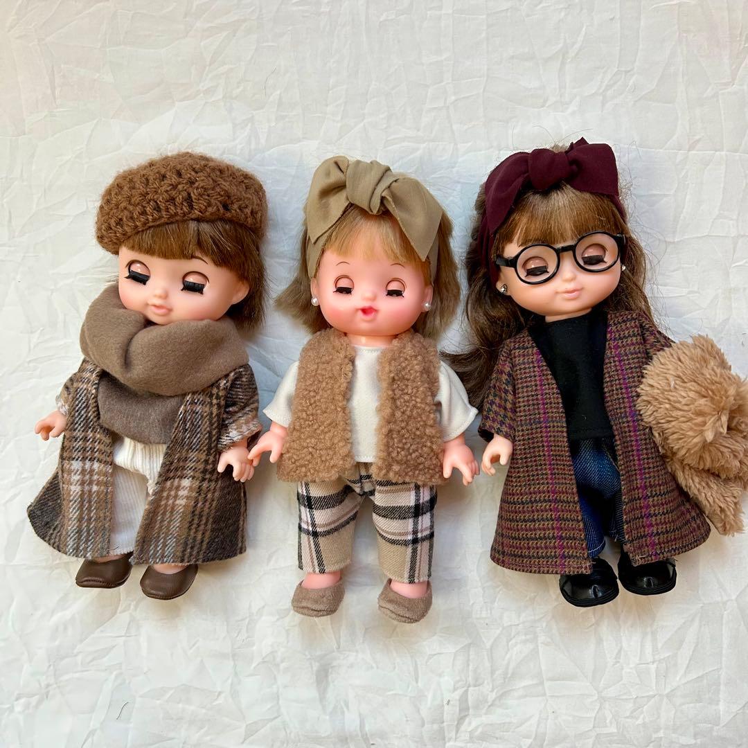 にゃんち2.メルちゃん♡ソランちゃん♡お洋服４点クリスマスセット