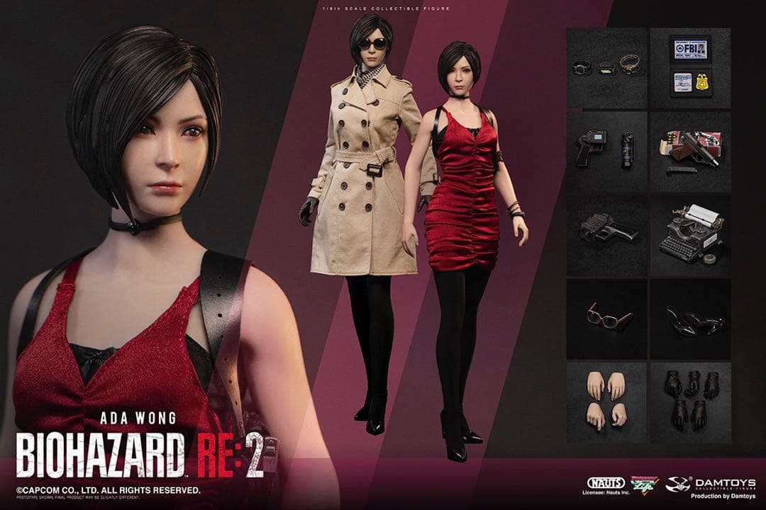 バイオハザード RE:2 エイダ•ウォン フィギュア ダムトイズ