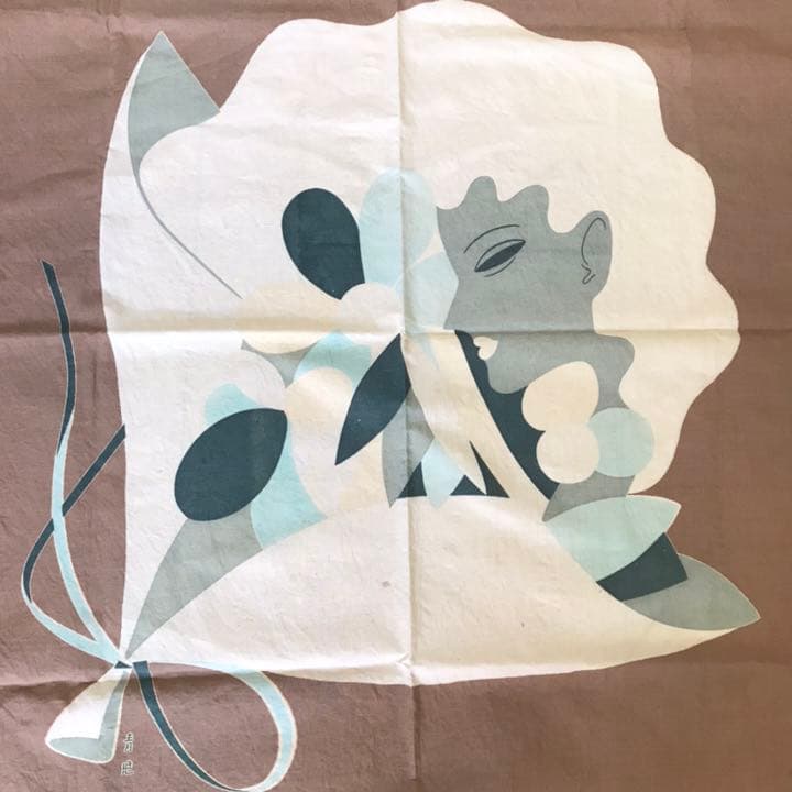 東郷青児　伊勢丹　ビンテージ風呂敷