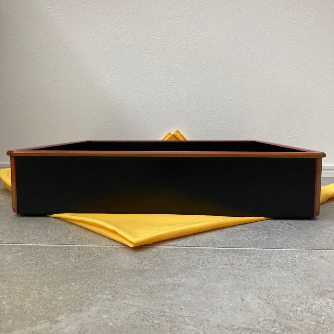 宗徧流 不審庵 総菜盆 46.5cm 漆器 特大お盆