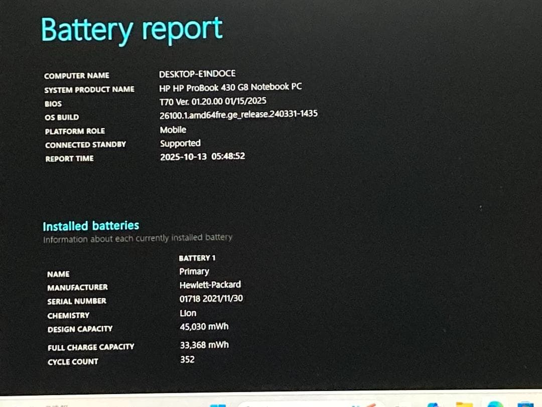 HP ProBook 430 G8 第11世代i5/16GB/SSD512GB